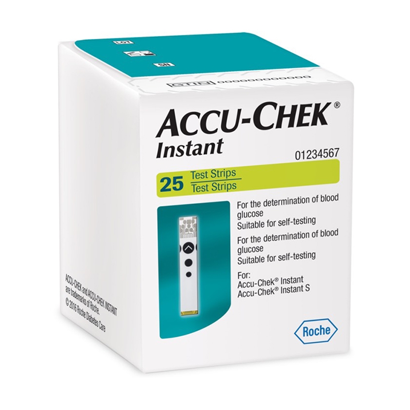 Hình ảnh của Que thử cho máy đo đường huyết Accu- Chek Instant