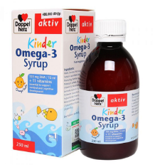 Hình ảnh của Siro Kinder Omega-3 Syrup Doppelherz hỗ trợ phát triển não bộ (250ml)