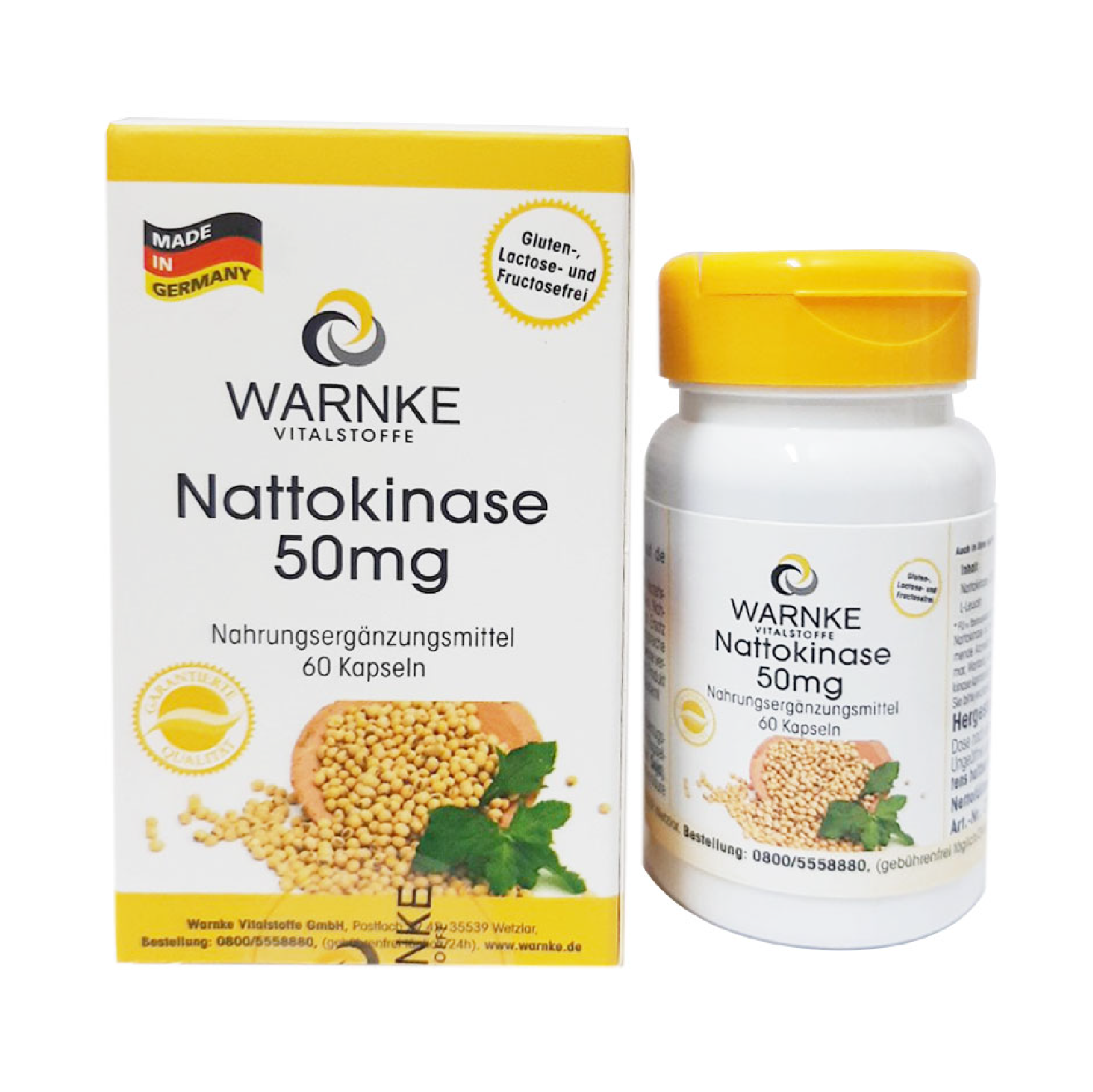 Hình ảnh của Viên uống chống đột quỵ Nattokinase - Warnke